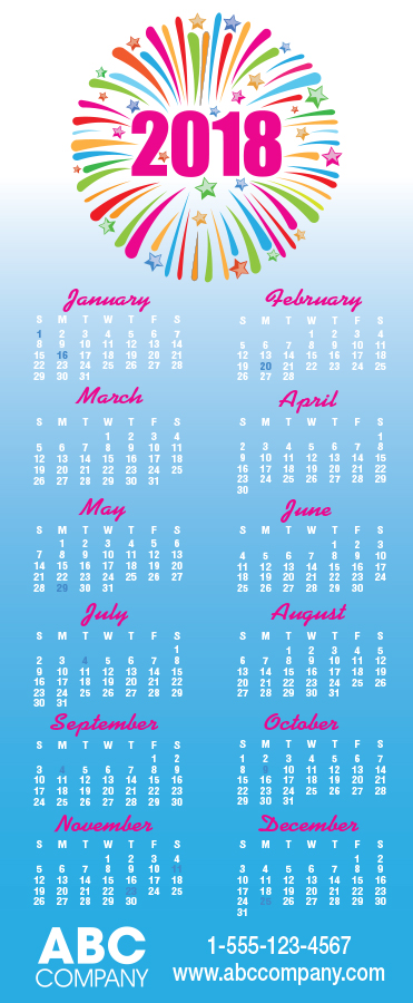 calendar with photo inserts
